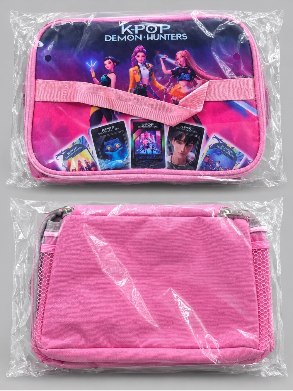 K-POP Demon Hunters Pink Kids Tablet Sleeve with Strap